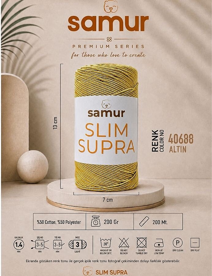 SAMUR,SLIM SUPRA 40688 ALTIN - 1