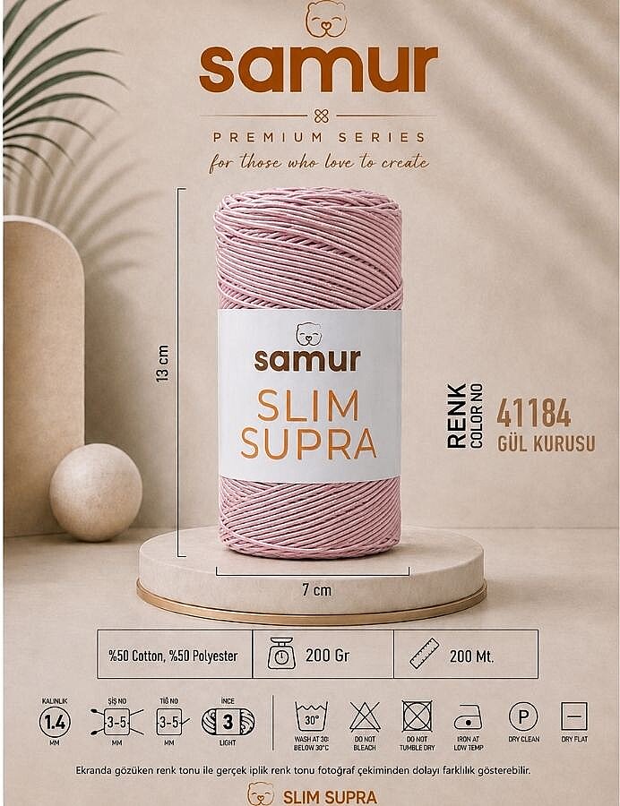 SAMUR,SLIM SUPRA 41184 GÜL KURUSU - 