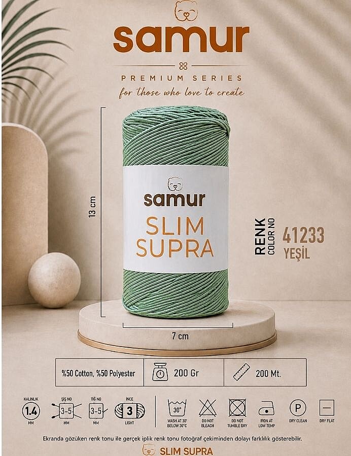 SAMUR,SLIM SUPRA 41233 YAĞ YEŞİLİ - 1