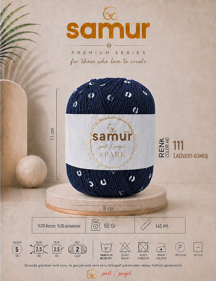 SAMUR,SPARK 111 LACİVERT-GÜMÜŞ - SAMUR