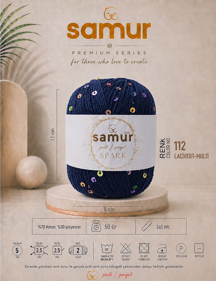 SAMUR,SPARK 112 LACİVERT-MULTİ - SAMUR