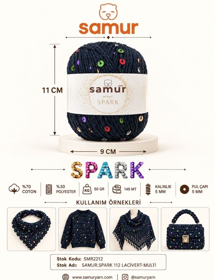 SAMUR,SPARK 112 LACİVERT-MULTİ - SAMUR