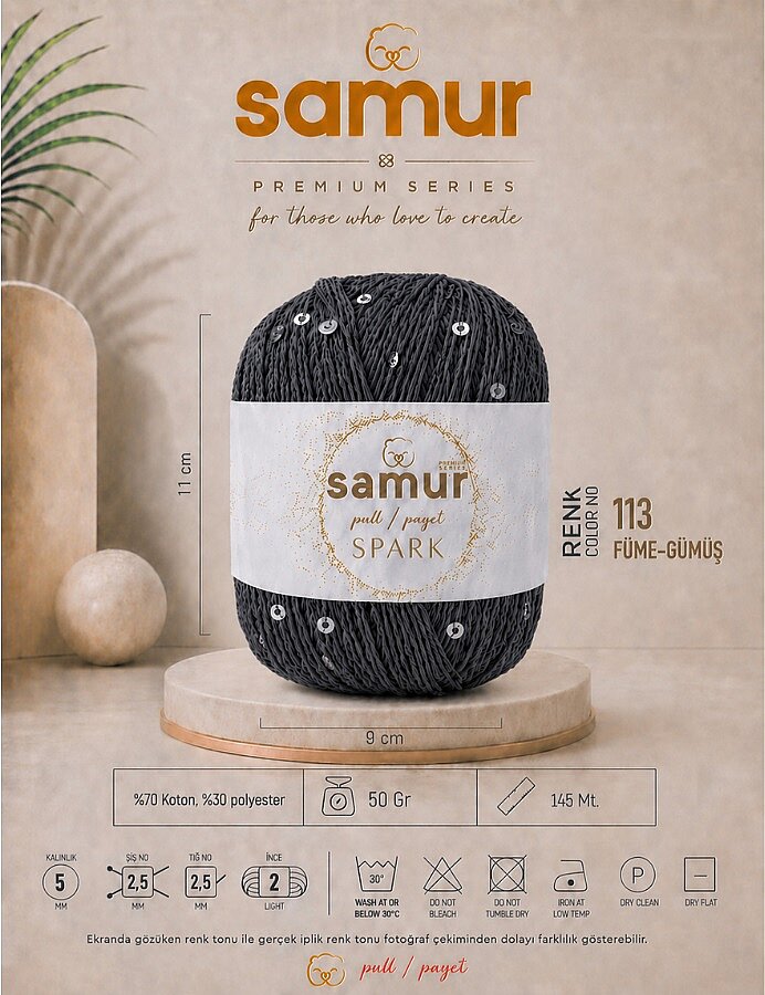 SAMUR,SPARK 113 FÜME-GÜMÜŞ - SAMUR