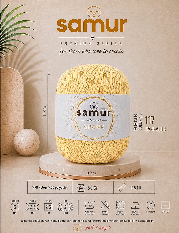 SAMUR,SPARK 117 SARI-ALTIN - 1