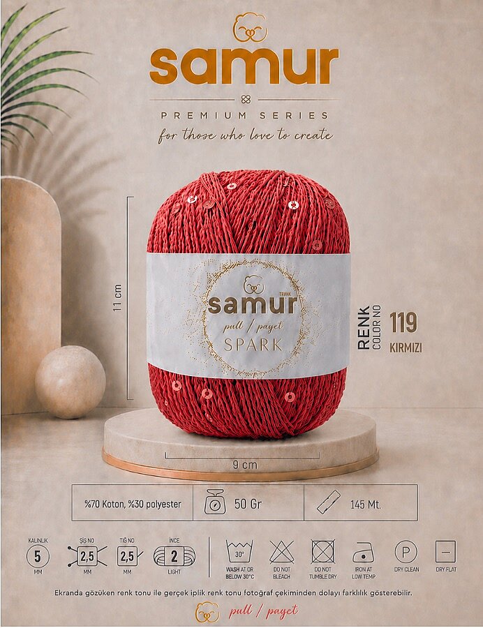 SAMUR,SPARK 119 KIRMIZI - SAMUR