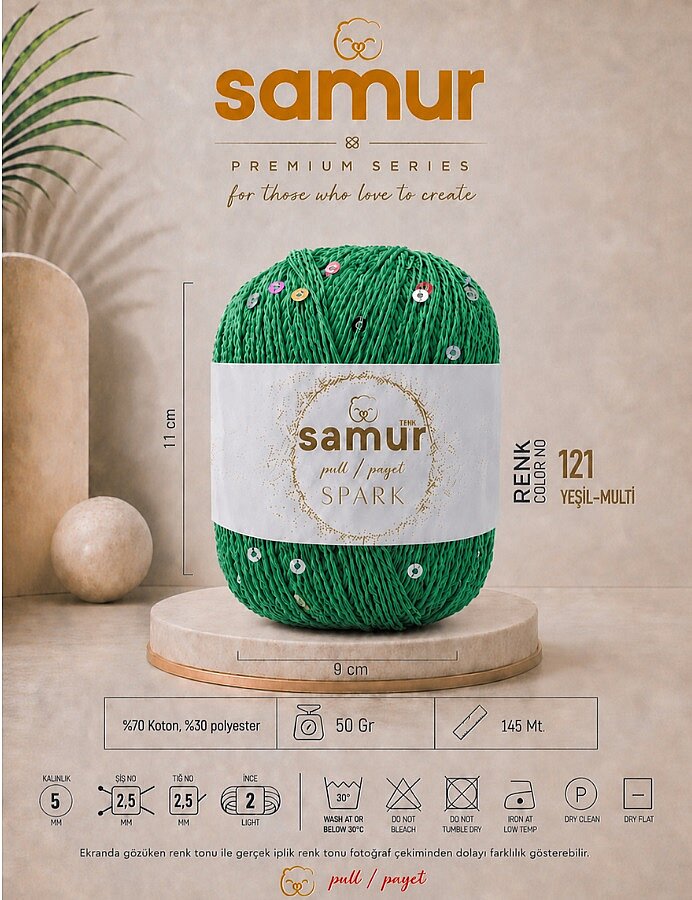 SAMUR,SPARK 121 YEŞİL-MULTİ - SAMUR