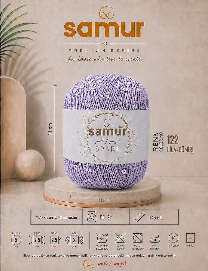 SAMUR,SPARK 122 LİLA-GÜMÜŞ - SAMUR