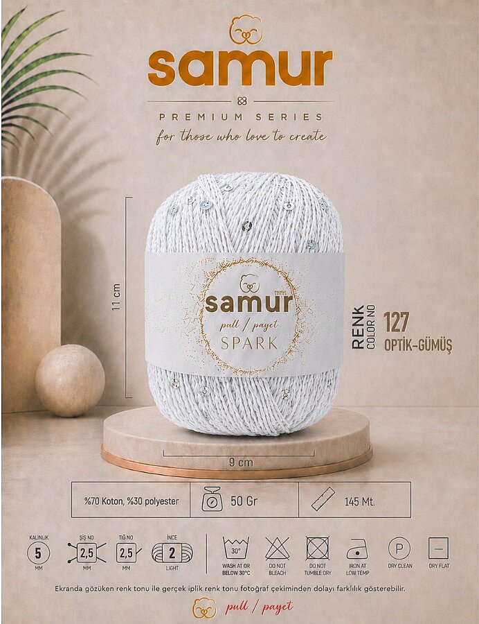 SAMUR,SPARK 127 OPTİK-GÜMÜŞ - 