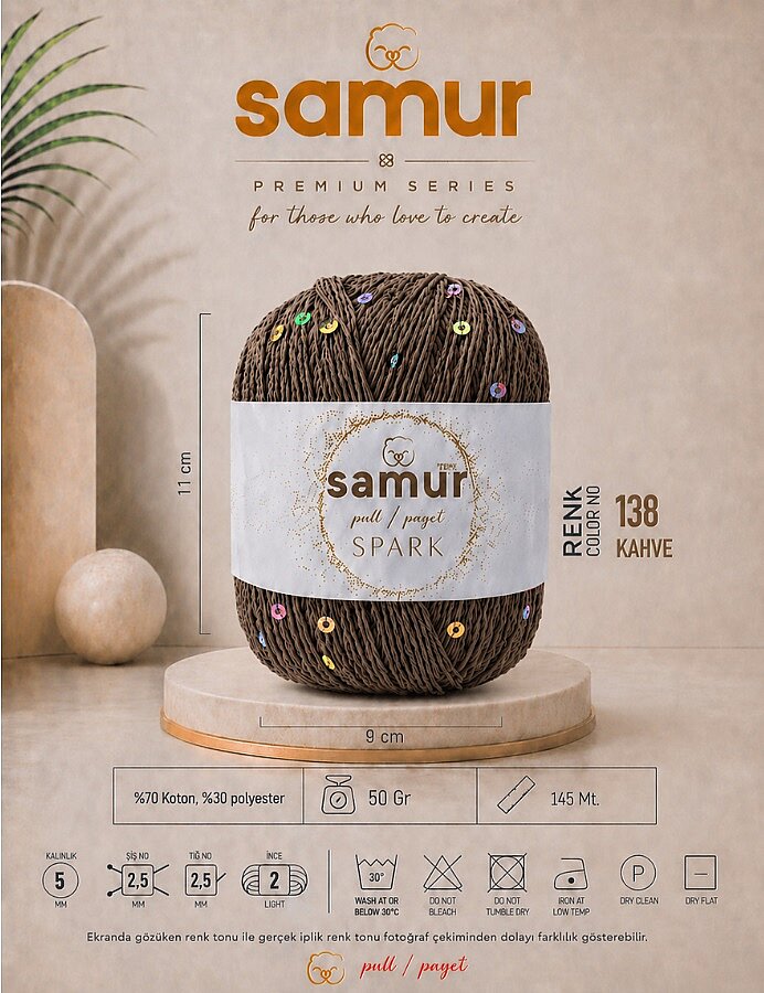 SAMUR,SPARK 138 KAHVE - 1