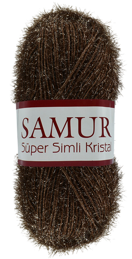 SAMUR,SÜPER SİMLİ KRİSTAL 2182 KAHVE - SAMUR