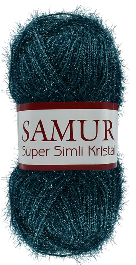 SAMUR,SÜPER SİMLİ KRİSTAL 20328 PETROL - SAMUR