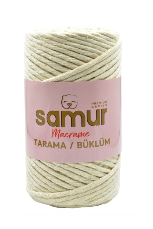 SAMUR,TARAMA BÜKLÜM MAKROME 01 EKRU - SAMUR