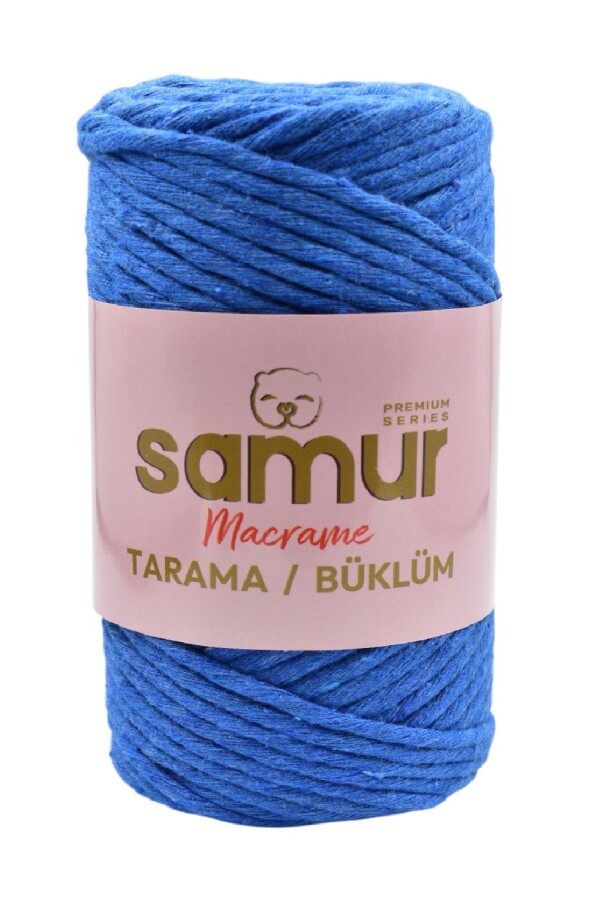 SAMUR,TARAMA BÜKLÜM MAKROME 16 SAKS MAVİ - SAMUR