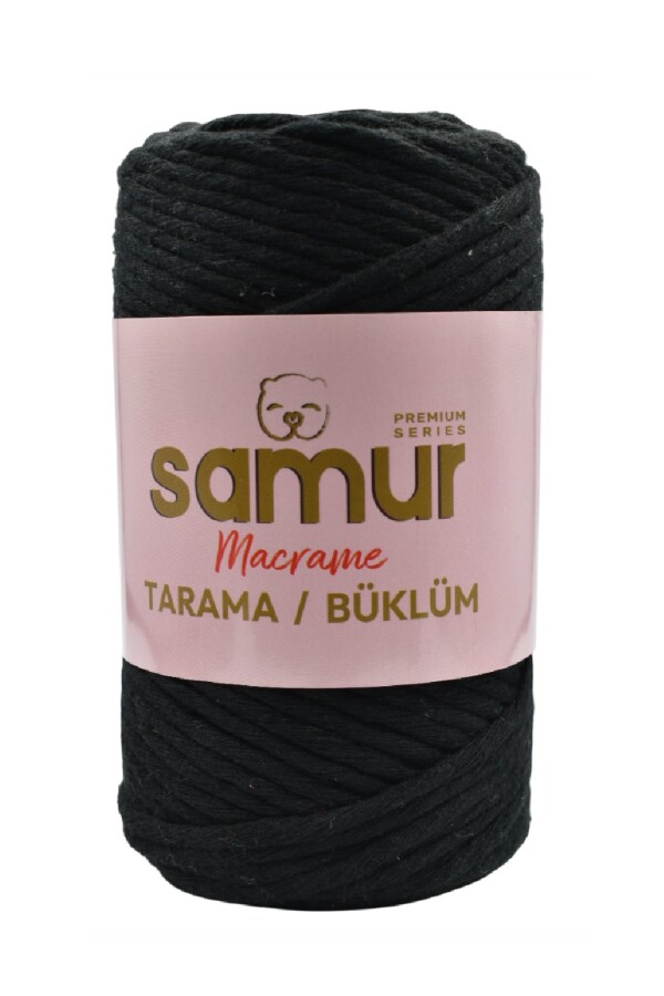 SAMUR,TARAMA BÜKLÜM MAKROME 32 SİYAH - SAMUR