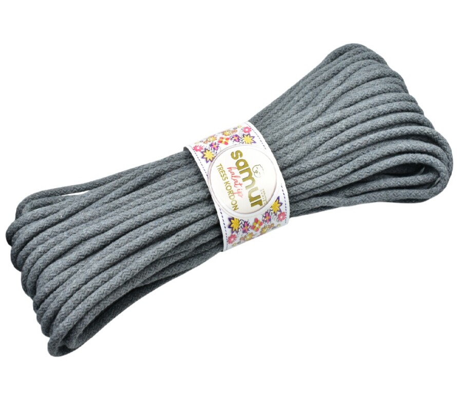 SAMUR,TRESS KORDON 06 KOYU GRİ - SAMUR