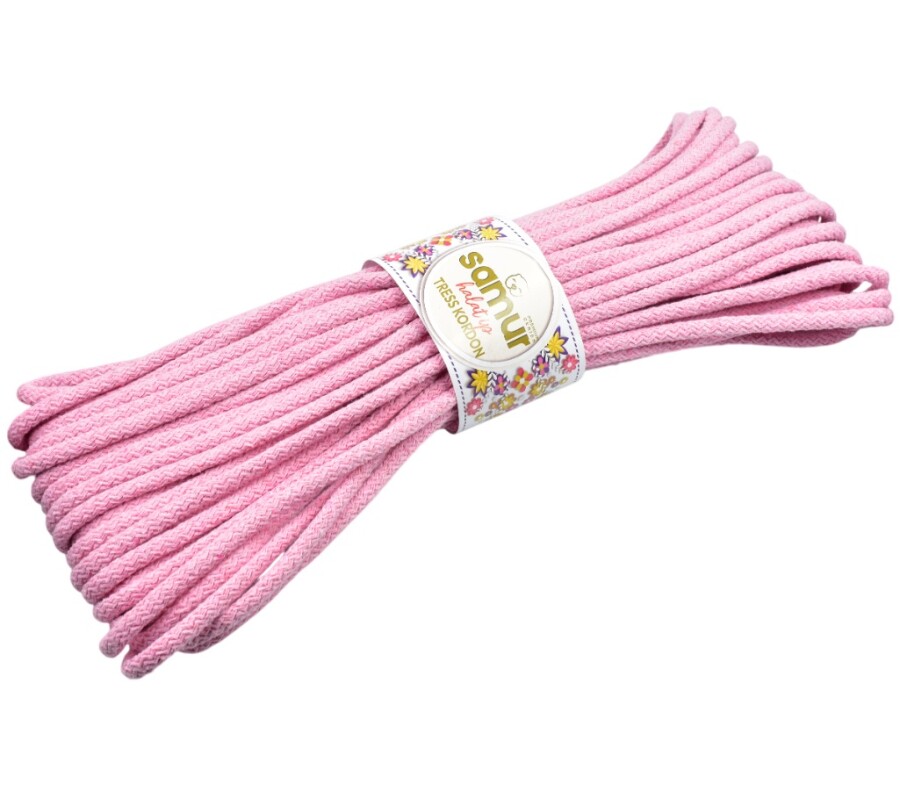 SAMUR,TRESS KORDON 08 ŞEKER PEMBE - SAMUR