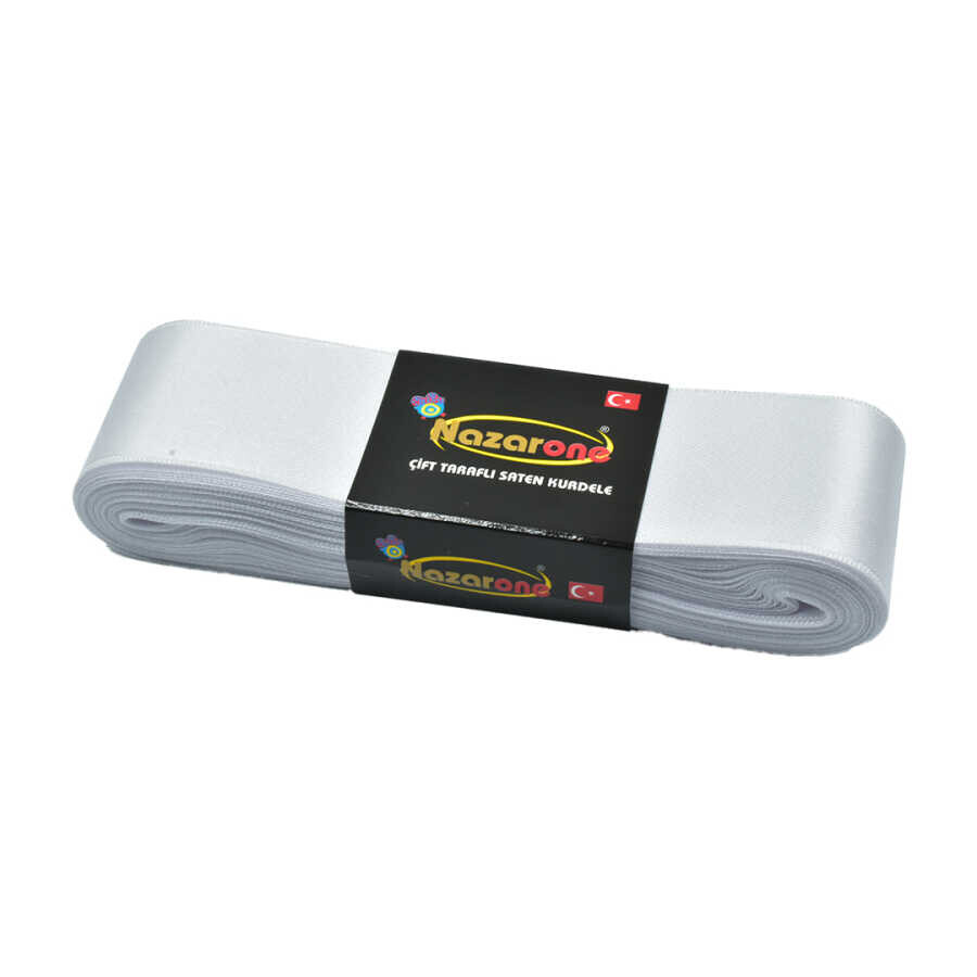 NAZARONE,04 CM SATEN KURDELA KIRMIZI NO:12 - 2