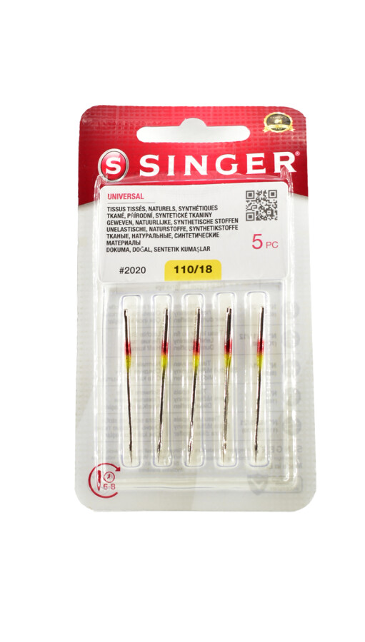SİNGER,MAKİNE İĞNESİ NO:18 (YENİ AMBALAJ) - SINGER