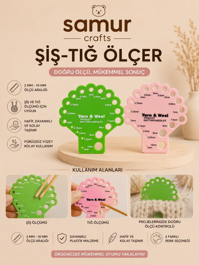 SAMUR CRAFTS,ŞİŞ ÖLÇER PLASTİK - GORA