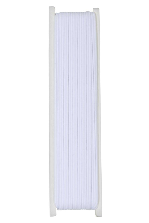 TEKİŞ,04 MM OLUKLU BEBE LASTİK BEYAZ - TEKİŞ