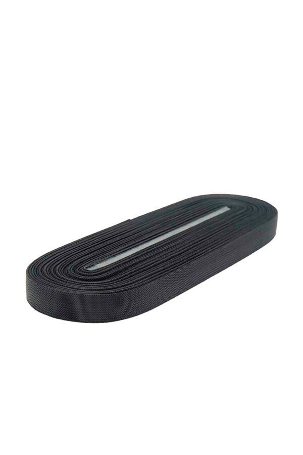 TEKİŞ,15 MM DOKUMA PAÇA LASTİK SİYAH - 2