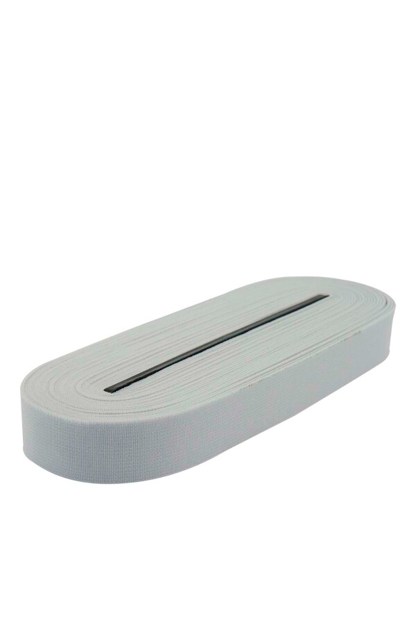 TEKİŞ,25 MM DOKUMA PAÇA LASTİK BEYAZ - 2