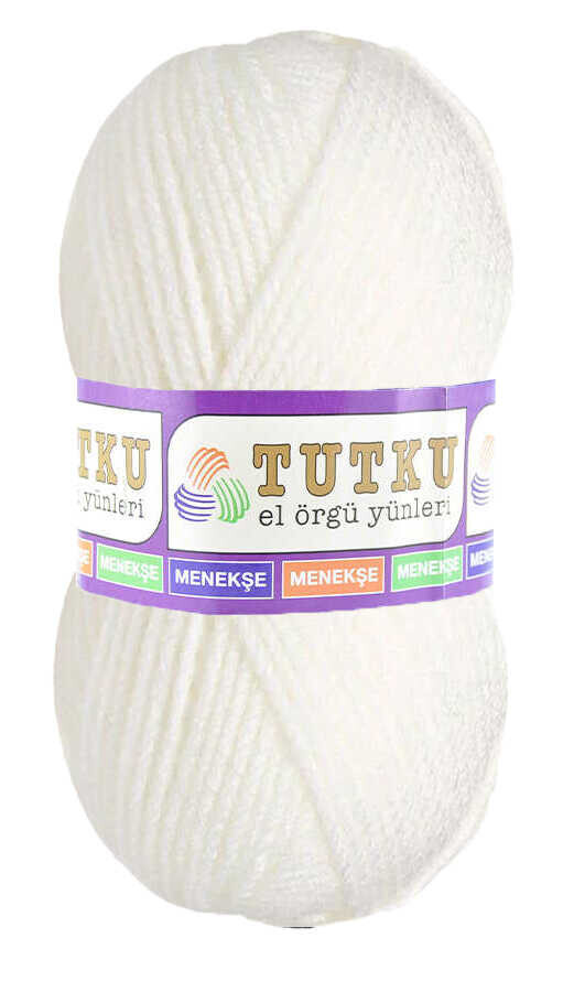 TUTKU MENEKŞE 100GR 001 BEYAZ - Tutku