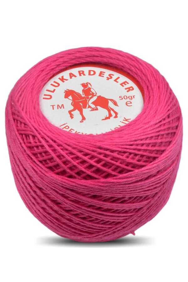 ULUKARDEŞLER,50 GR MERSERİZE PANÇ İPİ 08 FUŞYA - ULU KARDEŞLER