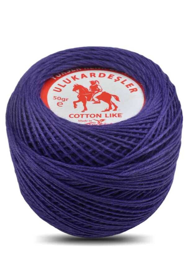 ULUKARDEŞLER,50 GR MERSERİZE PANÇ İPİ 19 MOR - ULU KARDEŞLER