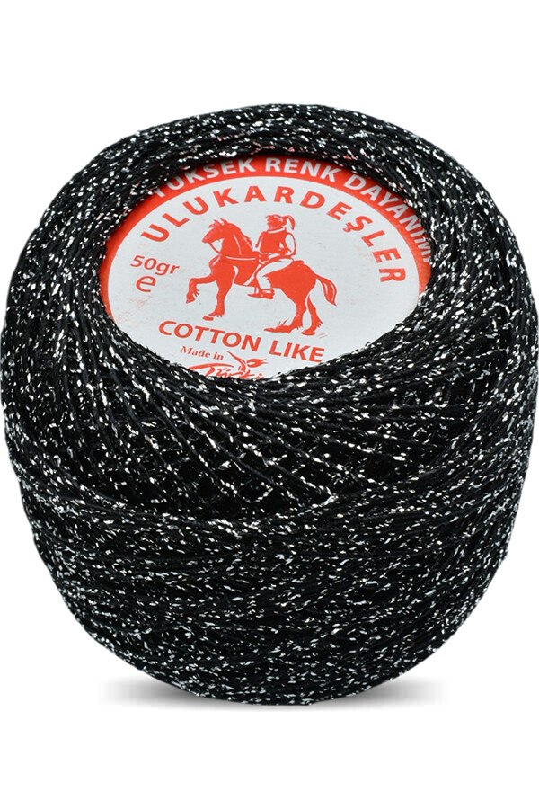 ULUKARDEŞLER,50 GR SİM PANÇ İPİ 34 SİYAH - ULU KARDEŞLER