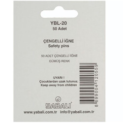 YABALI,ÇENGELLİ İĞNE NO:0 GÜMÜŞ - YBL-020 - 2