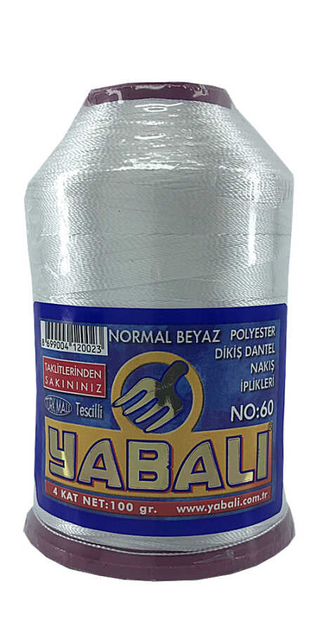 YABALI,100 GR POLYESTER 60 NO NORMALBEYAZ - YABALI