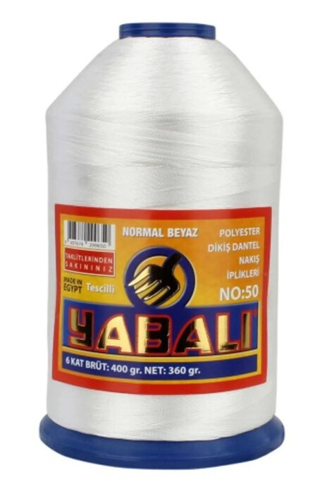 YABALI,400 GR POLYESTER 50 NO NORMALBEYAZ - YABALI