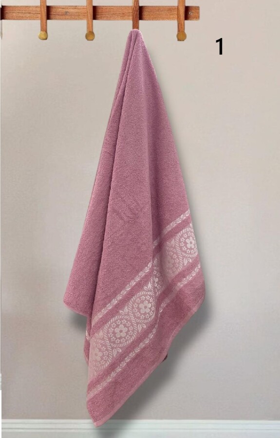 YONCAGÜL,100X150 AĞIR JAKARLI BANYO HAVLUSU - 1