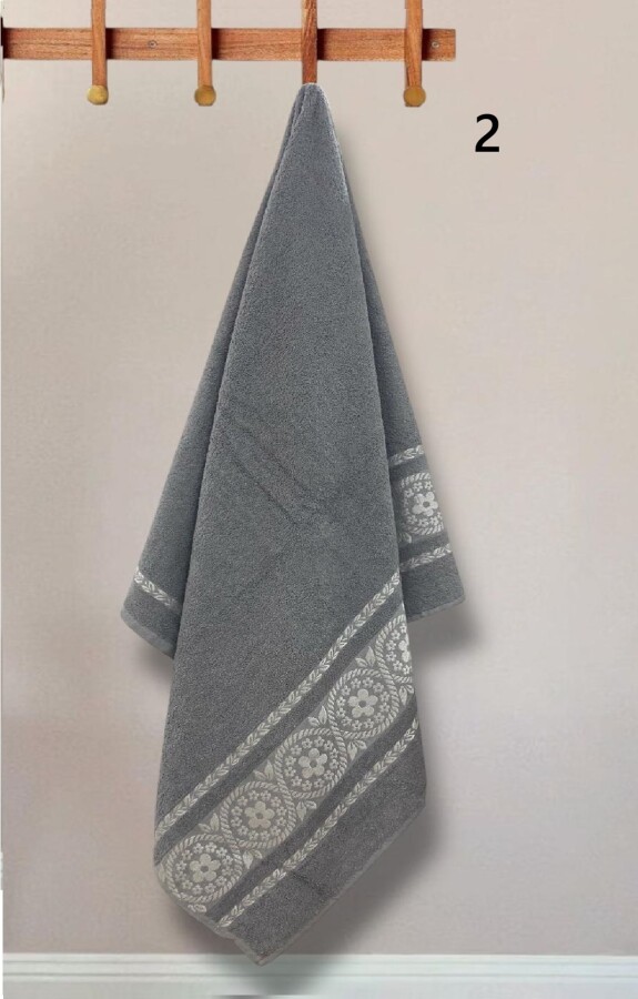 YONCAGÜL,100X150 AĞIR JAKARLI BANYO HAVLUSU - 2