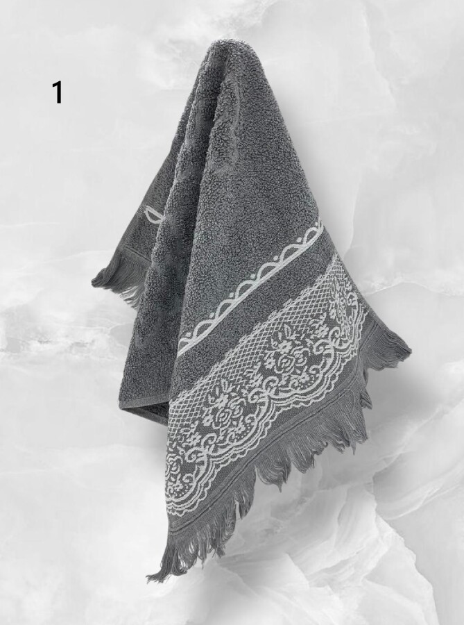 YONCAGÜL,30X50 BUKLE SAÇAKLI HAVLU - 1