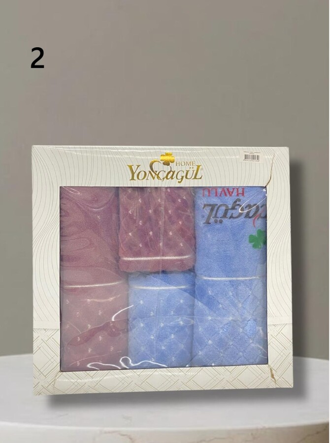 YONCAGÜL,PAMUK HAMAM SETİ (4PARÇA) - 2